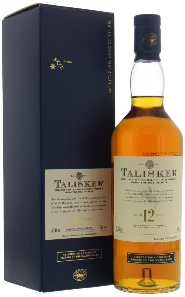 Talisker - 12 Years Old Friends of the Classic Malts 45.8% NV 10132