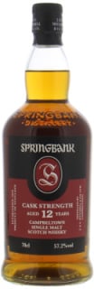 Springbank - 12 Years Old Cask Strength Batch 25 57.2% NV