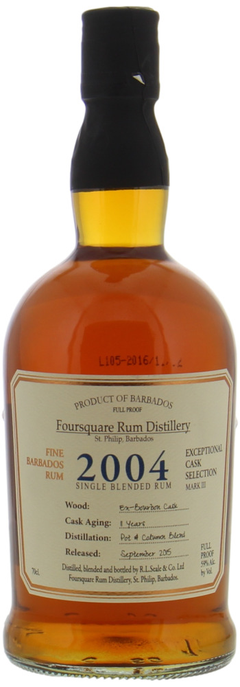 Foursquare - Exceptional Cask Selection Mark III 59% 2004 10137