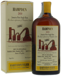 Hampden - LROK 2010 Velier 67% NV