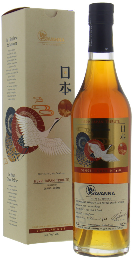 Savanna  - HERR Japan Trubute Grand Aróme Single Cask 218 61.3% 2007 10137