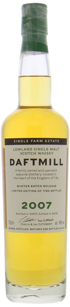 Daftmill - 12 Years Old 2007 Winter Batch Release 46% 2007 10015