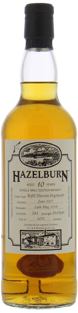 Hazelburn - 10 Years Old Open Day 2018 59.6% 2007 10015