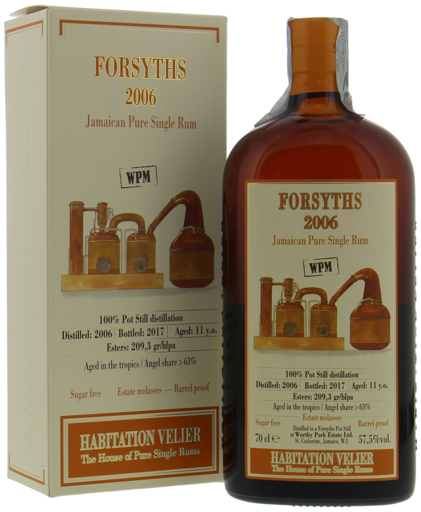 Worthy Park - Forsyths WPM 11 Years Old Habitation Velier 57.5% 2006 10137