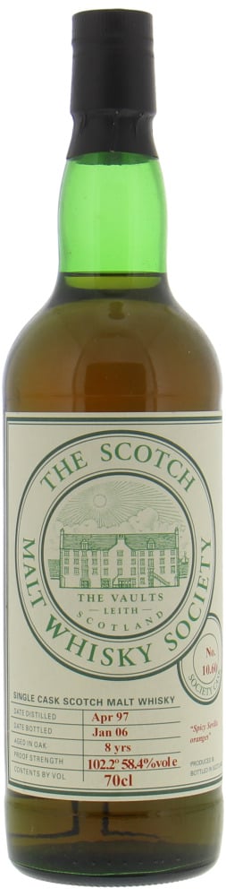 Bunnahabhain - 1997 SMWS 10.60 Spicy Sevilla oranges 58.4% 1997