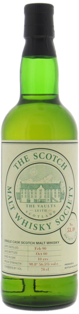 Caol Ila - 1990 SMWS 53.49 56.5% 1990