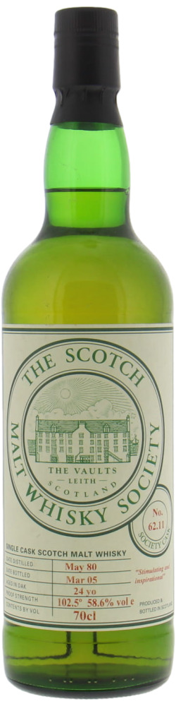 Glenlochy - 1980 SMWS 62.11 Stimulating and inspirational 58.6% 1980