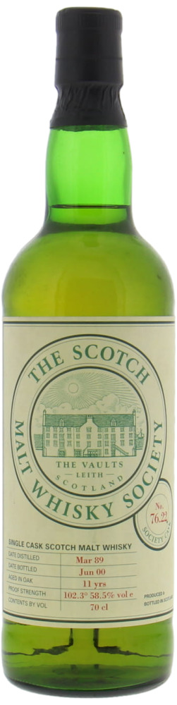 Mortlach - 1989 SMWS 76.22 Quark cream cake 58.5% 1989