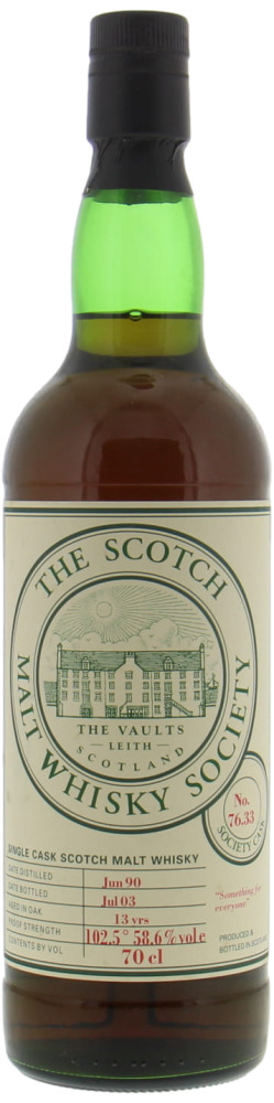 Mortlach - 1990 SMWS 76.33 58.6% 1990