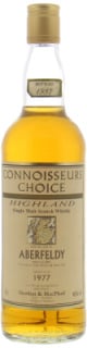 Aberfeldy - 1977 Connoisseurs Choice Old Map Label 40% 1977