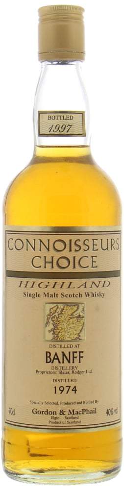 Banff - 1974 Gordon & MacPhail Connoisseurs Choice 40% 1974