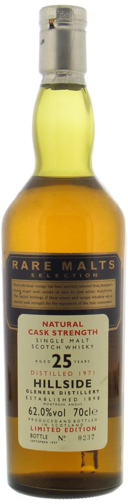 Hillside - 25 Years Old Rare Malts Selection 62% 1971