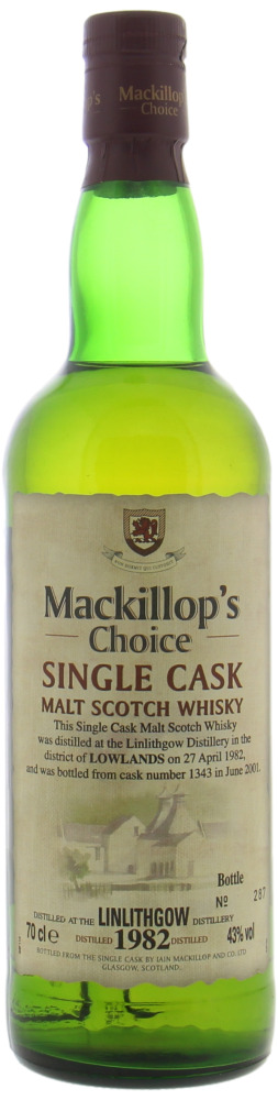 Linlithgow - 19 Years Old Mackillop's Choice Cask 1343 43% 1982