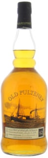 Old Pulteney - 12 Years Old Glass label, different boat without seagulls 40% NV