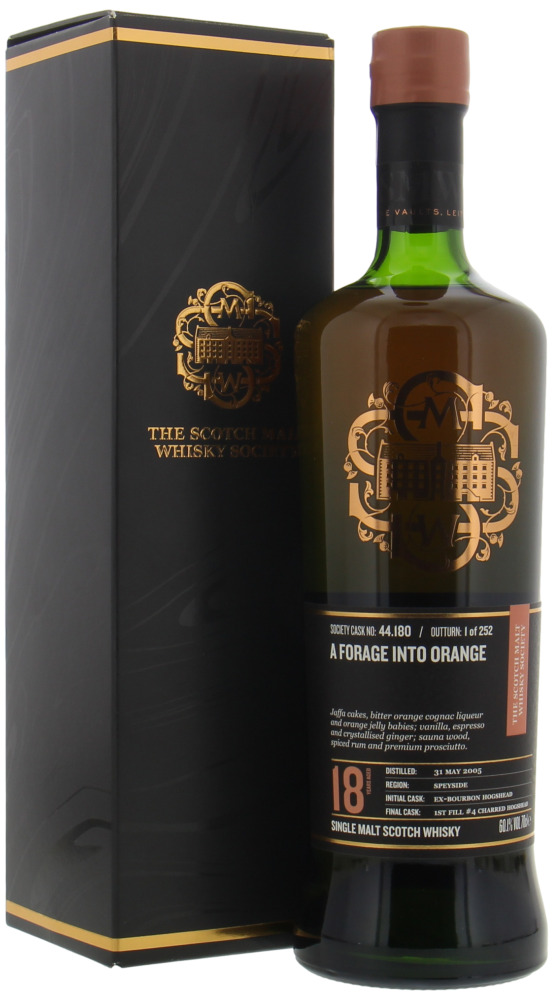 Craigellachie - 2005 SMWS 44.180 A forage into orange 60.1% 2005