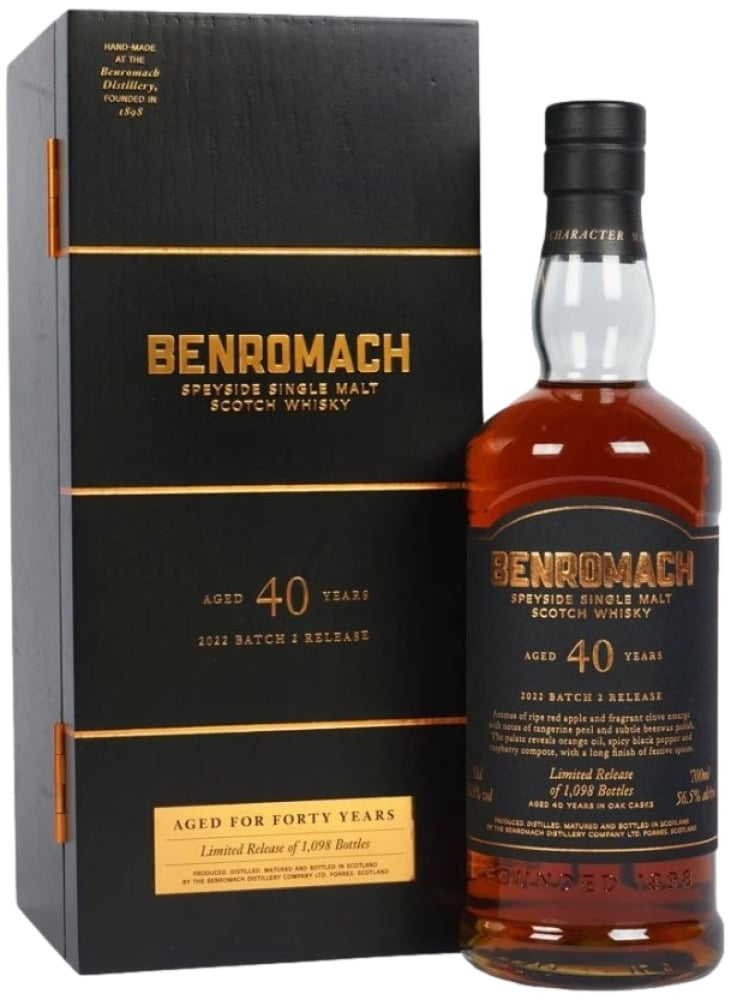 Benromach - 40 Years Old 2022 Release Batch 2 56.5% NV 10144