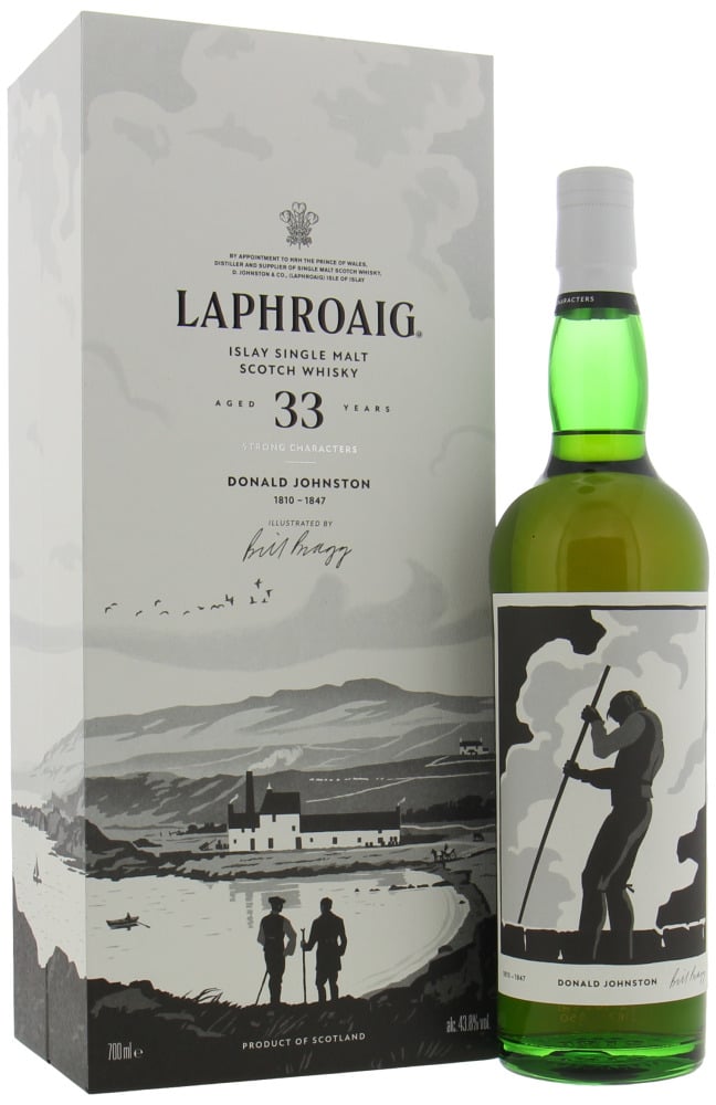 Laphroaig - 33 Years Old Strong Characters Chapter One Donald Johnston 43.8% NV