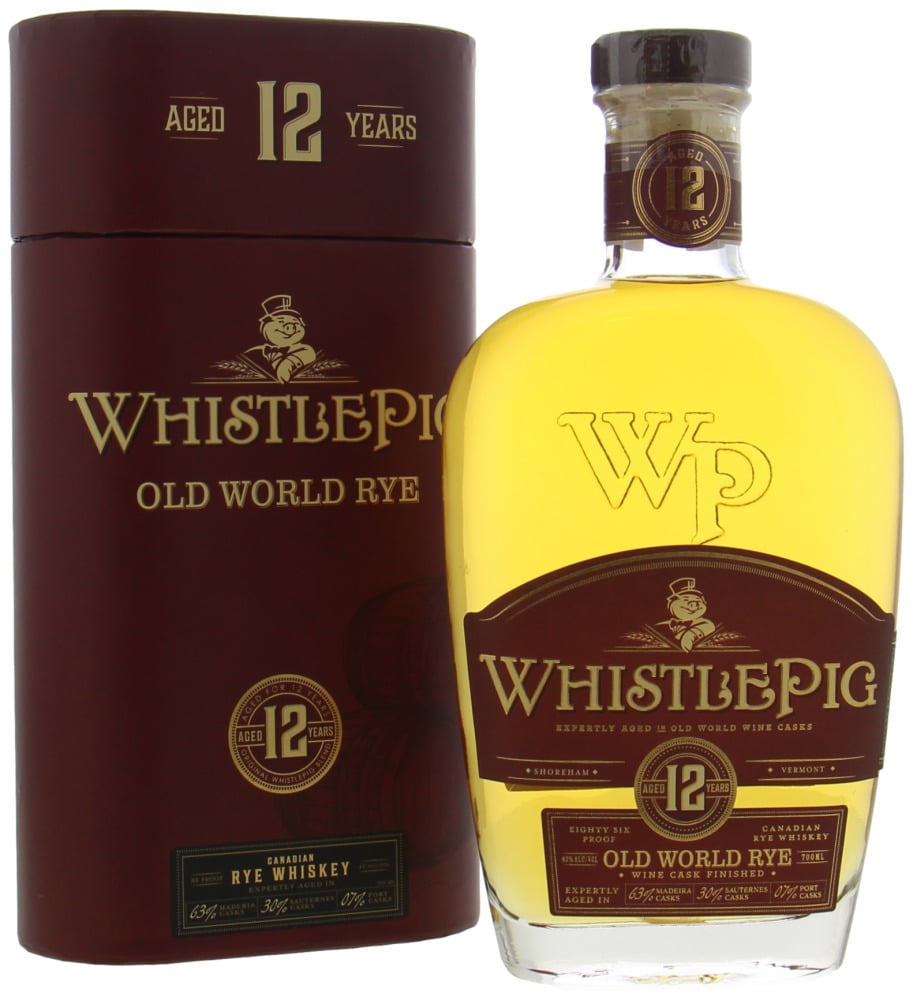 WhistlePig - 12 Years Old World Rye 43% NV