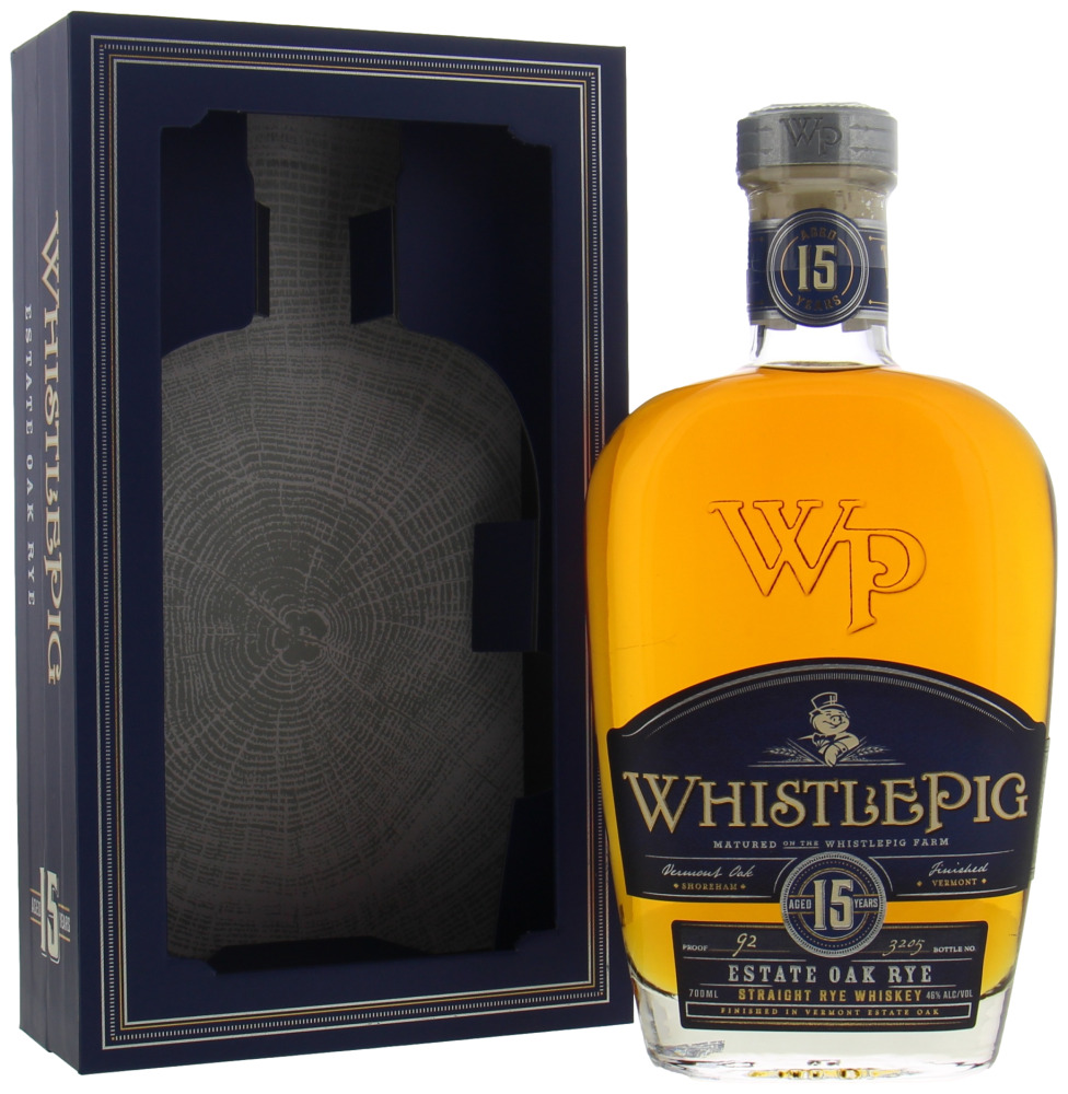 WhistlePig - 15 Years Old Estate Oak Rye 43% NV