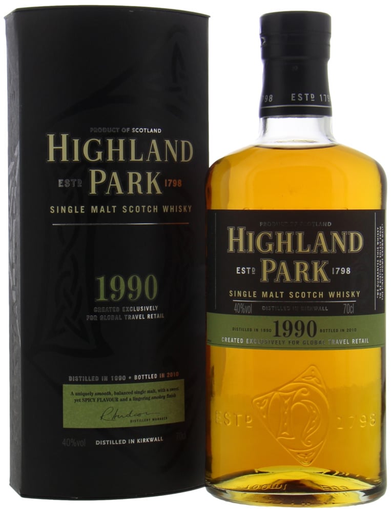 Highland Park - 1990 Vintage for Travel Retail 40% 1990 10149