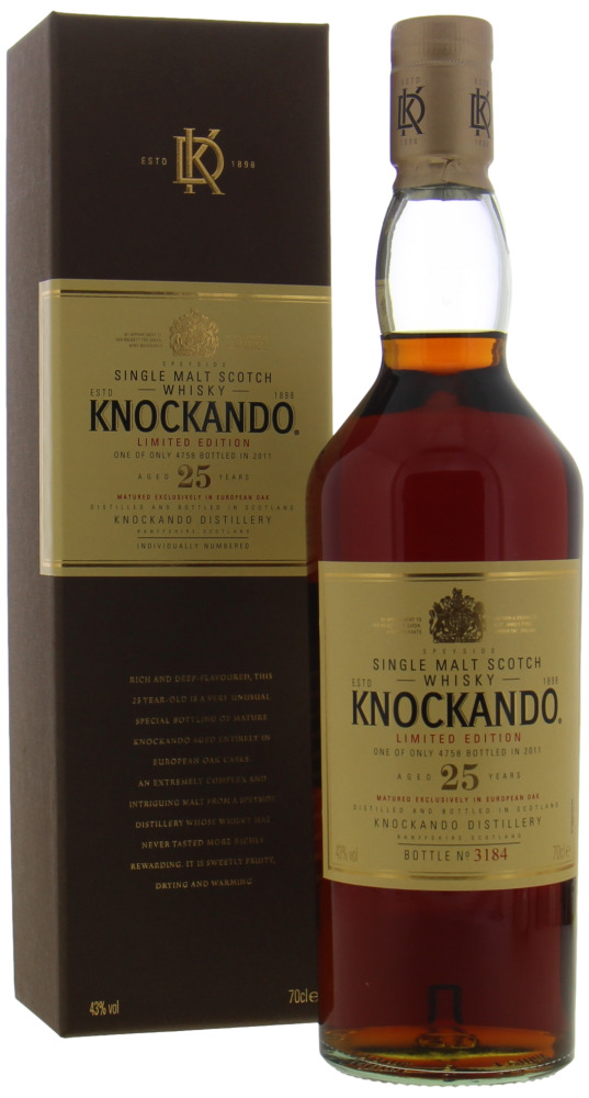 Knockando - 25 Years Old Diageo Special Releases 2011 43% NV 10149