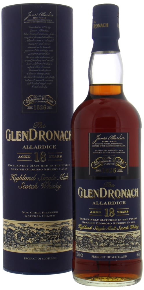 Glendronach - 18 Years Old Allardice 46% NV 10149