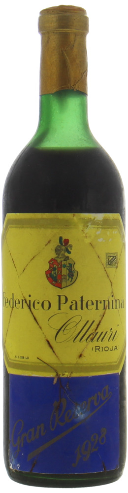 Frederico Paternina - Ollauri Gran Reserva 1928