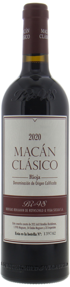 Benjamin de Rothschild & Vega Sicilia - Macan Classico 2020