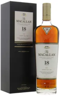 The Macallan 18 Years Old Sherry Oak Cask 2024 release 43% NV