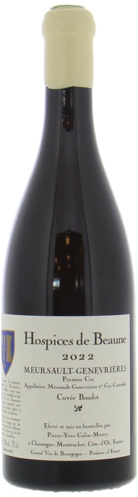 Pierre-Yves Colin-Morey - Meursault Les Genevrieres cuvee Baudot Hospices de Beaune 2022