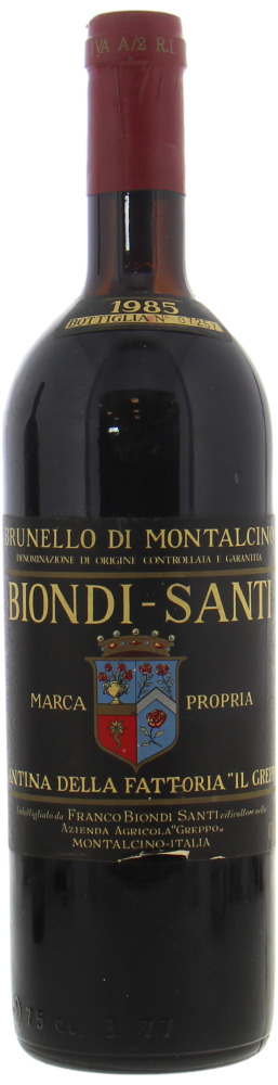 Biondi Santi - Brunello di Montalcino Tenuta Greppo 1985