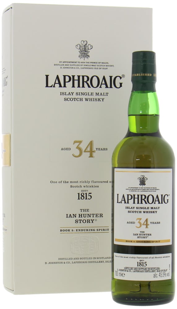 Laphroaig - 34 Years Old The Ian Hunter Story Book 5 1988 10155