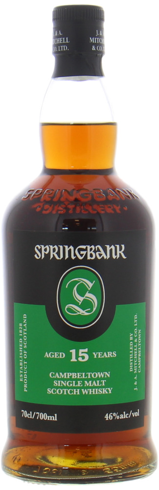 Springbank - 15 Years Old 2025 Release 46% 