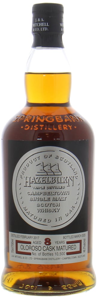 Hazelburn - 8 years Old Oloroso Cask Matured 2017