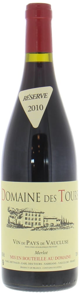 Rayas - Domaine des Tours Reserve Merlot 2010