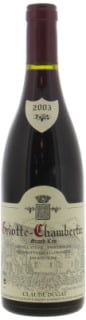 Claude Dugat - Griotte Chambertin 2003