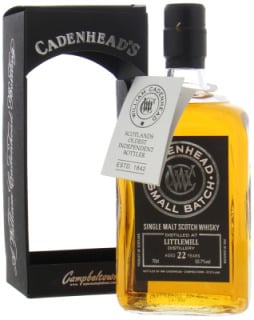 Littlemill - 22 years old Cadenhead Small Batch 1992