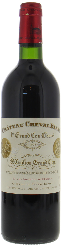 Chateau Cheval Blanc - Chateau Cheval Blanc 1998 slightly damaged capsule