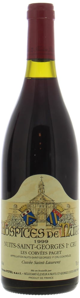 Nicolas Potel - Nuits-Saint-Georges 1ste Cru Les Corvees Paget Hospices de Nuits Cuvee Laurent 1999