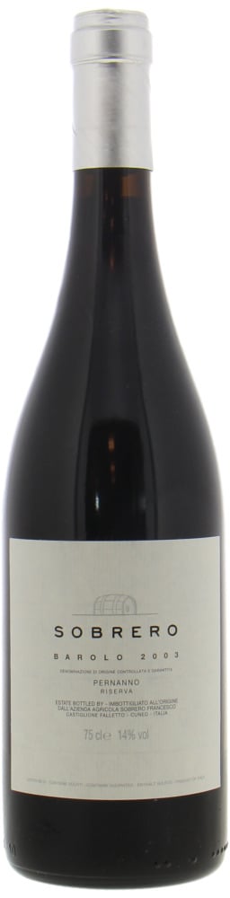 Francesco Sobrero - Barolo Pernanno Riserva 2003