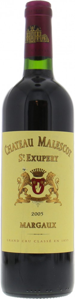 Chateau Malescot-St-Exupery - Chateau Malescot-St-Exupery 2005 From Original Wooden Case