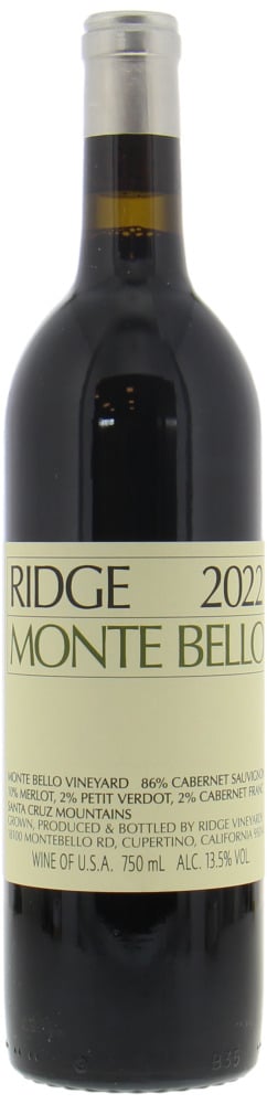 Ridge Vineyards - Monte Bello 2022