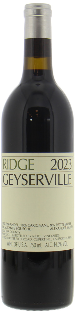 Ridge Vineyards - Geyserville 2023