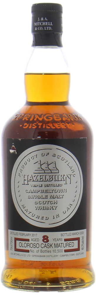 Hazelburn - 8 years Old Oloroso Cask Matured 2017
