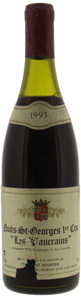 Domaine Georges Chicotot - Nuits St. Georges Le Vaucrains 1er cru 1993
