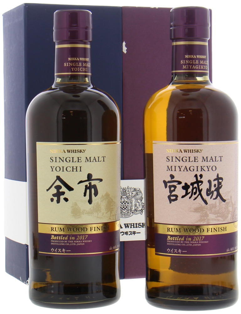 Yoichi - Miyagikyo & Yoichi Rum Wood Finish  10158