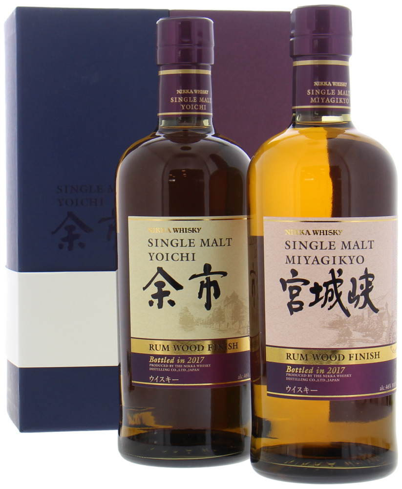 Yoichi - Miyagikyo & Yoichi Rum Wood Finish  10158