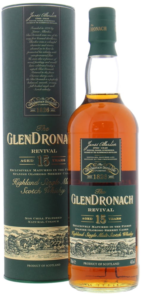 Glendronach - 15 Years Old Revival 2015 edition NV 10158