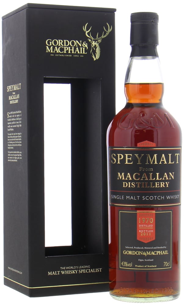 The Macallan - 1970 40 years old Gordon & MacPhail bottles 2011 1970