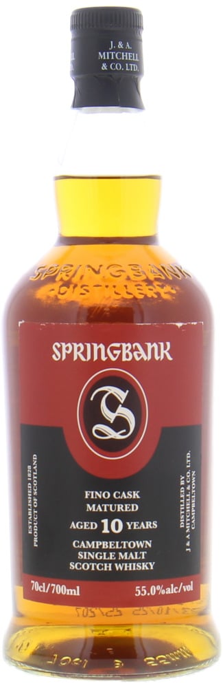 Springbank - 10 Years Old Sherry Fino Cask 55% 2015